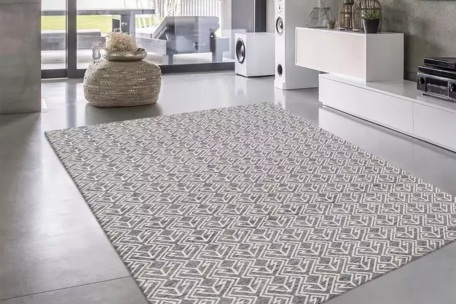 Calo-deluxe Vloerkleed Rico 303 Geschikt voor binnen en buiten onderhoudsvriendelijk woonkamer - Foto 5