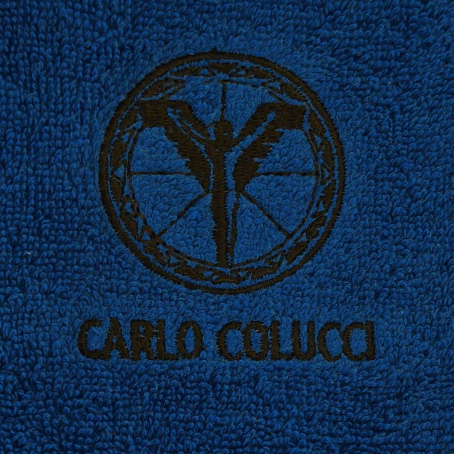 CARLO COLUCCI Strandlaken Sandro met logoborduursel (1 stuk)