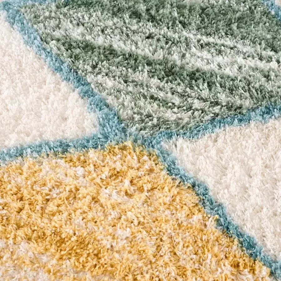 Carpet City Hoogpolig vloerkleed Pulpy 557 bijzonder zacht etno-look ideaal voor woonkamer & slaapkamer - Foto 4