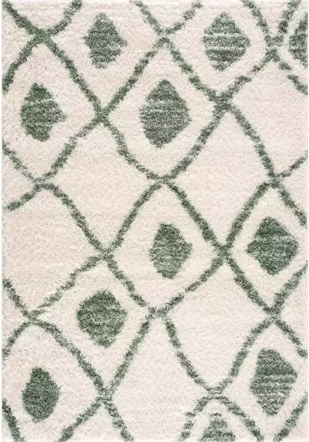 Carpet City Hoogpolig vloerkleed Pulpy 563 bijzonder zacht etno-look ideaal voor woonkamer & slaapkamer - Foto 5