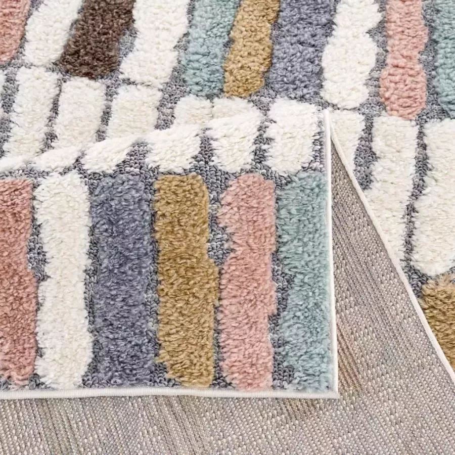 Carpet City Hoogpolige loper Focus bijzonder zacht modern multicolour 3d-effect - Foto 1