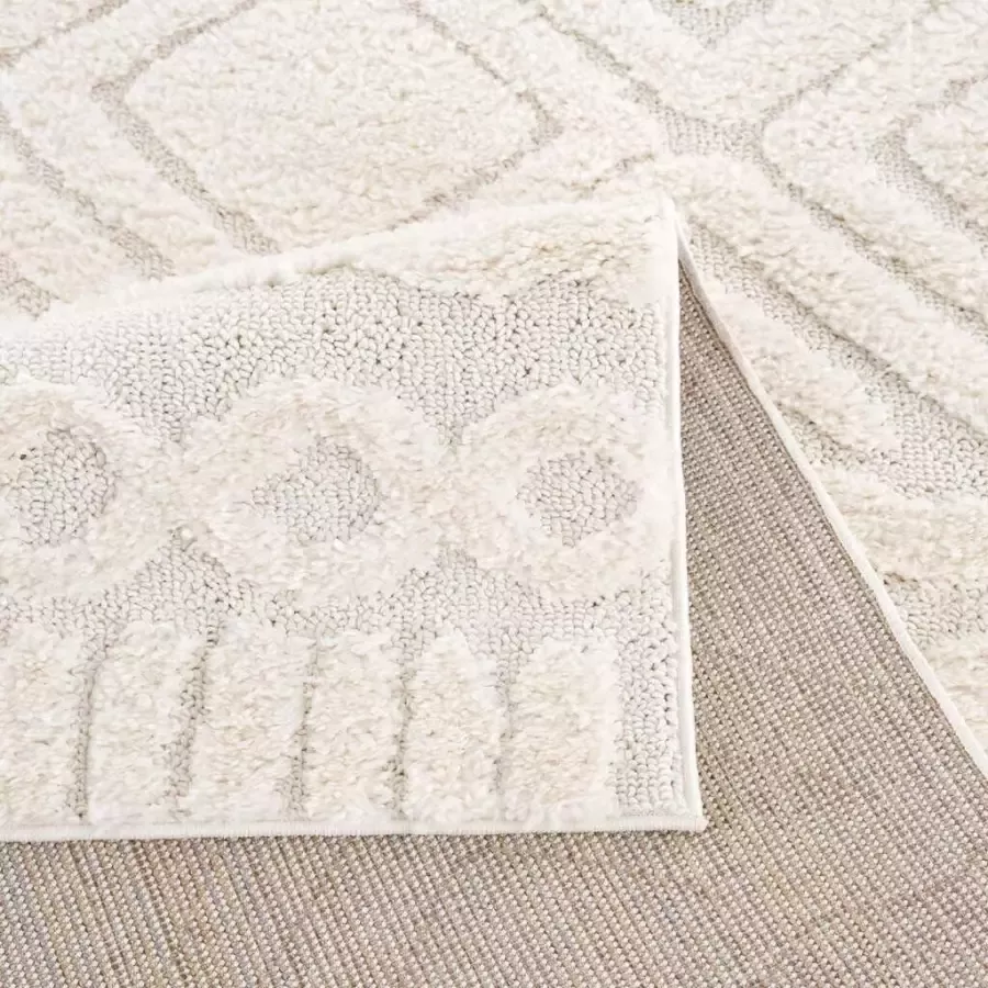 Carpet City Hoogpolige loper Focus Boho-vloerkleed bijzonder zacht 3D-effect