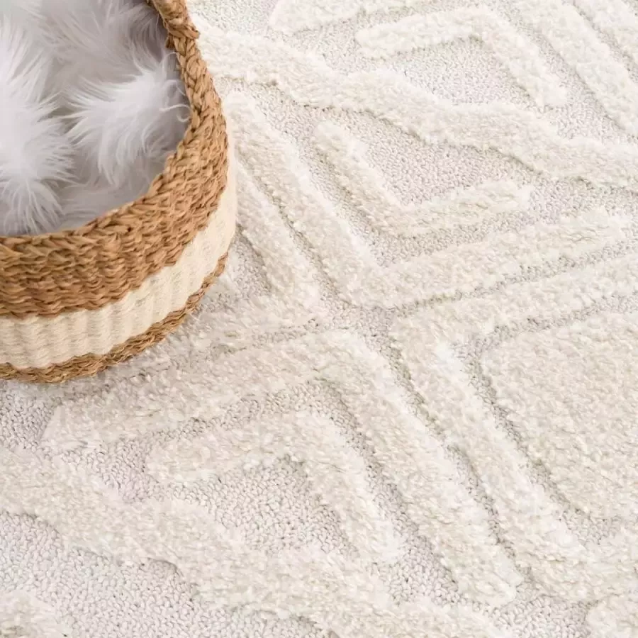 Carpet City Hoogpolige loper Focus Boho-vloerkleed bijzonder zacht 3D-effect - Foto 3