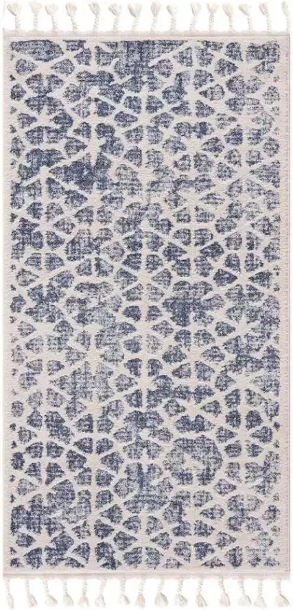 Carpet City Loper Art 1271 Korte pool met kettingdraden Scandinavisch motief ideaal voor hal & entree - Foto 6