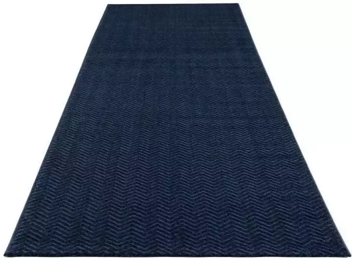 Carpet City Vloerkleed Fancy Korte pool uni 3D-look zigzag-look - Foto 4