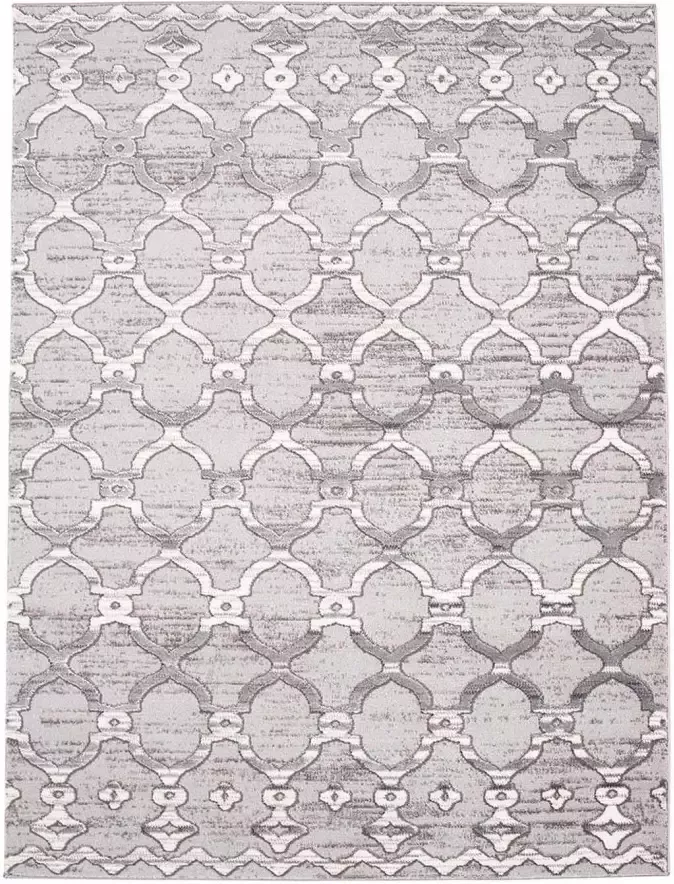 Carpet City Vloerkleed Platina 7885 Korte pool Marokkaans glanzend door polyester - Foto 8