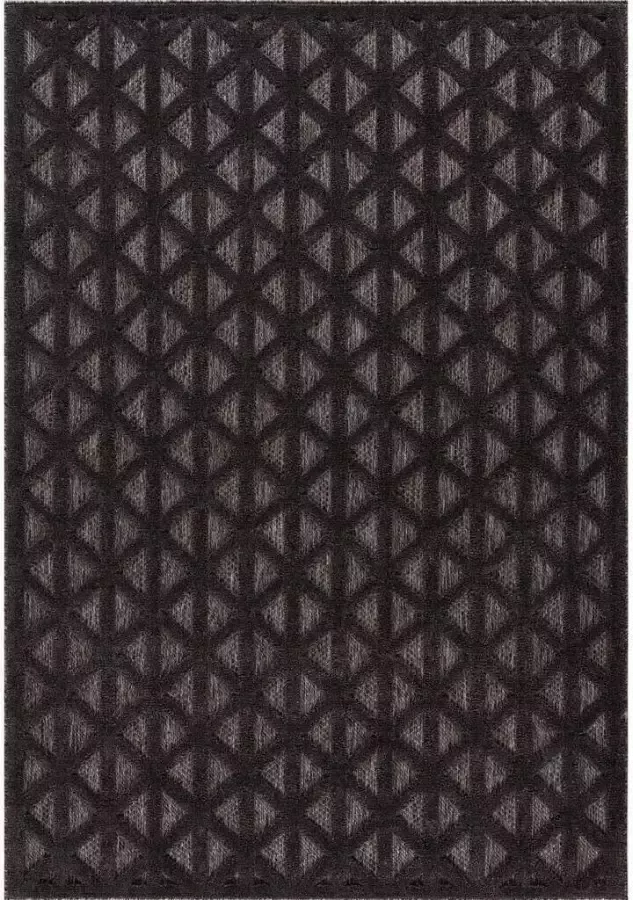 Carpet City Vloerkleed In-& Outdoorkleed Santorini 58500 3D-Effekt ruit-look Weerbestendig & uv-bestendig voor terras balkon keuken hal - Foto 4