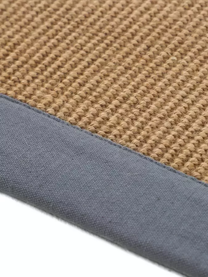 Carpetfine Sisalkleed Sisal met gekleurd randdessin antislip achterzijde - Foto 3