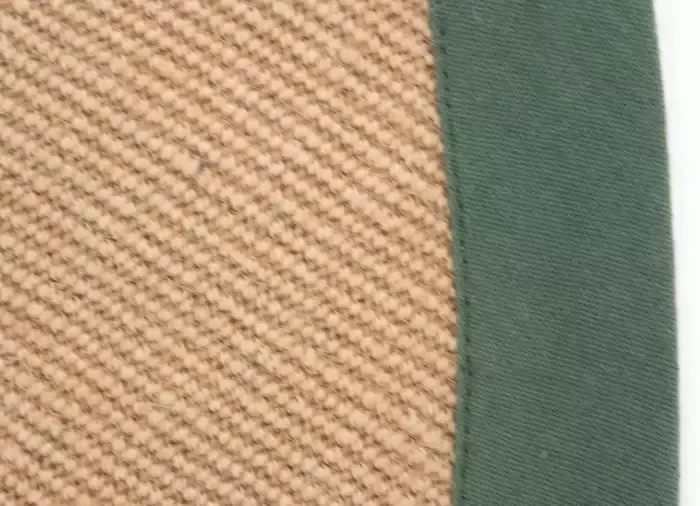 carpetfine Sisalkleed Sisal met gekleurd randdessin antislip achterzijde
