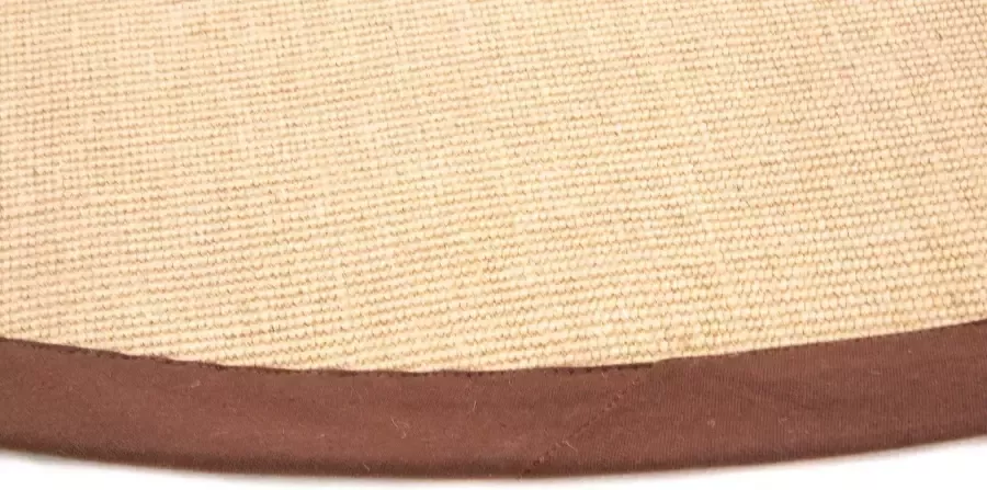Carpetfine Sisalkleed Sisal met gekleurd randdessin antislip achterzijde - Foto 4