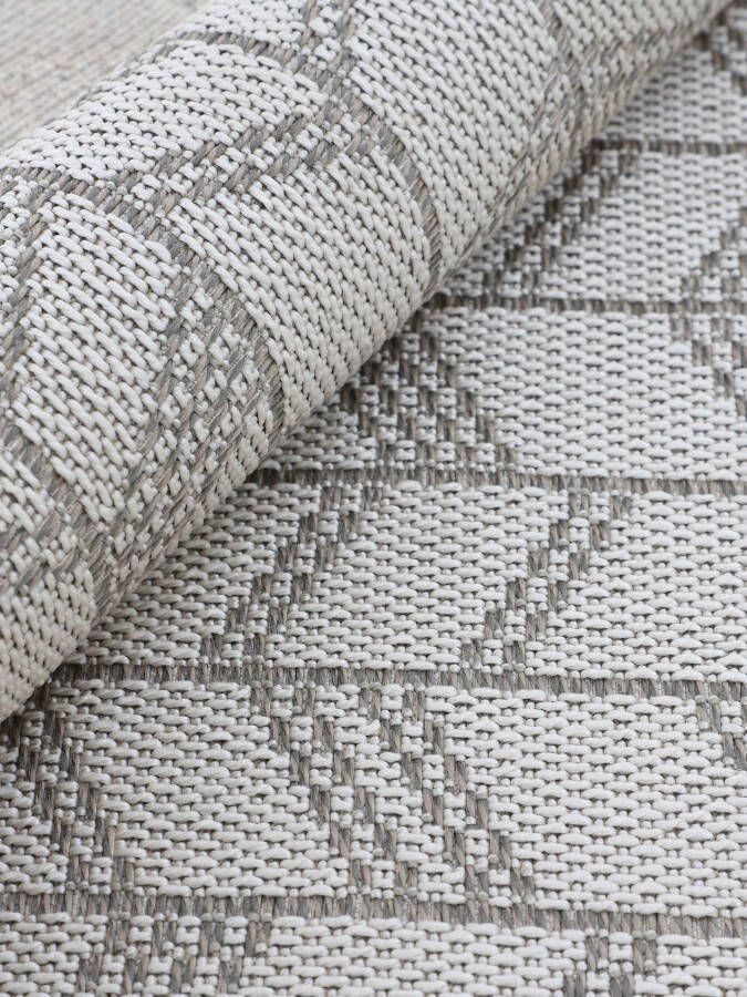 Carpetfine Vloerkleed Boho 102 robust vlakweefsel sisal-look voor buitengebied