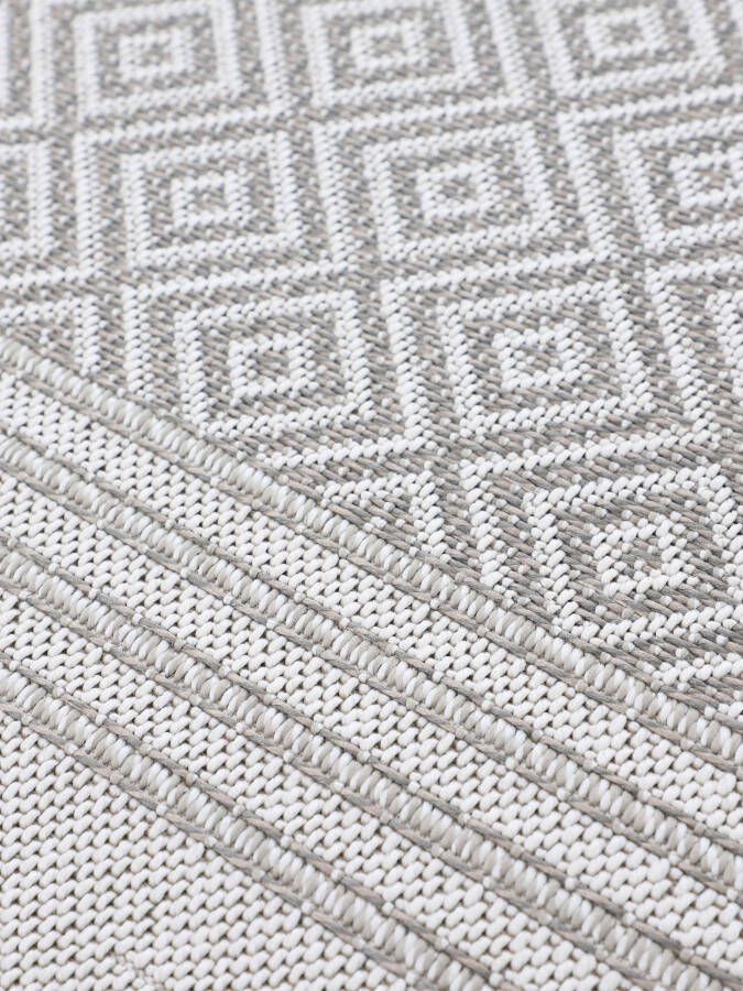 Carpetfine Vloerkleed Boho 103 robust vlakweefsel sisal look uv-bestendig buitenruimte - Foto 3