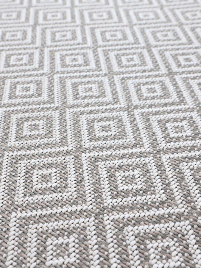 Carpetfine Vloerkleed Boho 103 robust vlakweefsel sisal look uv-bestendig buitenruimte - Foto 4