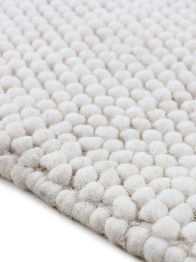 Carpetfine Vloerkleed Calo Handgeweven tapijt uni kleuren gemeleerd handgeweven 70% wol - Foto 2