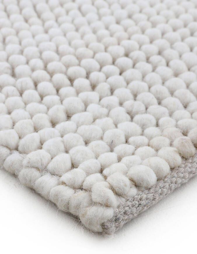 Carpetfine Vloerkleed Calo Handgeweven tapijt uni kleuren gemeleerd handgeweven 70% wol - Foto 5