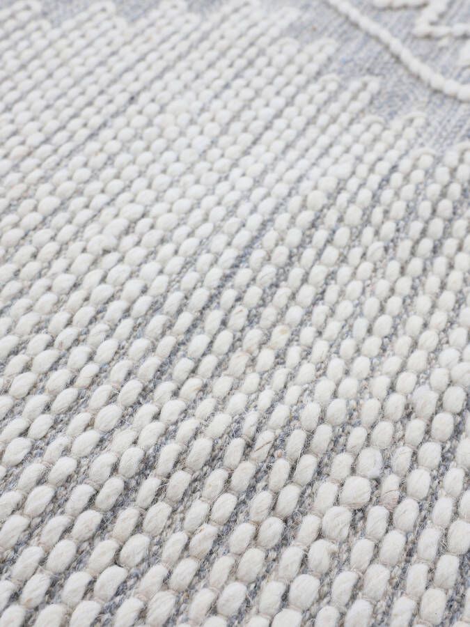 Carpetfine Vloerkleed Kelim Durry Handgeweven geometrisch hoog-laag effect handgeweven 100% katoen - Foto 4