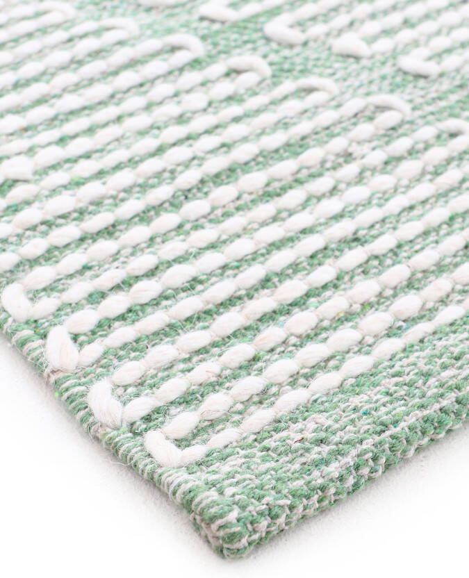 Carpetfine Vloerkleed Kelim Durry Handgeweven geometrisch hoog-laag effect handgeweven 100% katoen - Foto 6