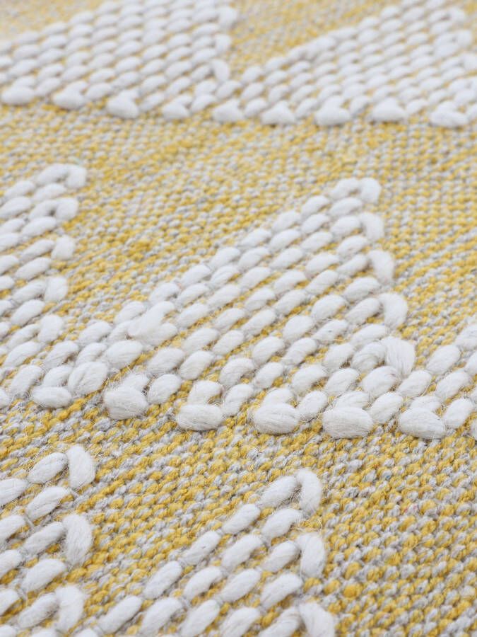 Carpetfine Vloerkleed Kelim Durry Handgeweven geometrisch hoog-laag effect handgeweven 100% katoen - Foto 4