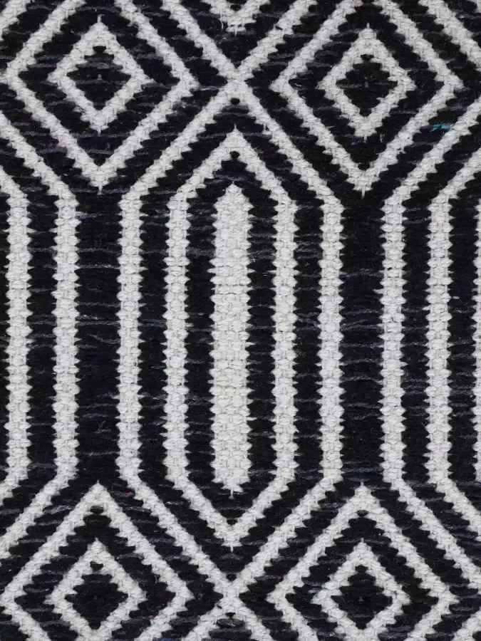 Carpetfine Vloerkleed Kelim Oregan Tweezijdig te gebruiken kleed van puur katoen woonkamer - Foto 3