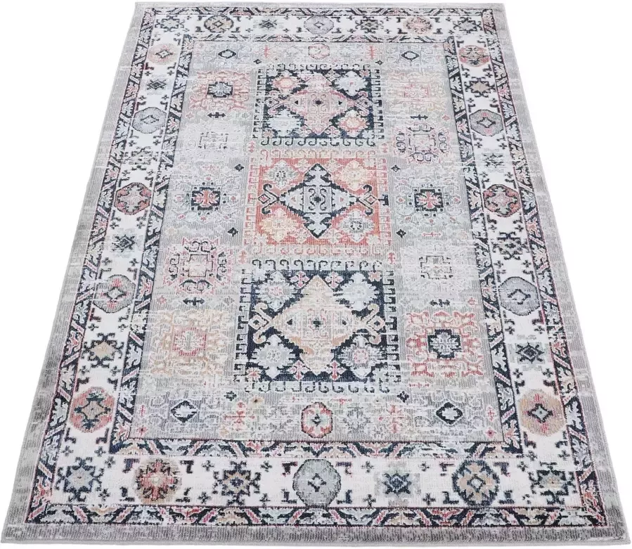 Carpetfine Vloerkleed Vintage Kazach Oriënt vintage-look