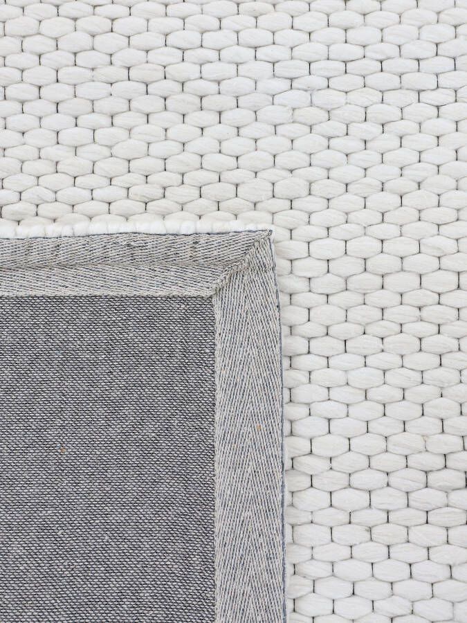 Carpetfine Wollen kleed Sina grove structuur tijdloos design 100% wol woonkamer