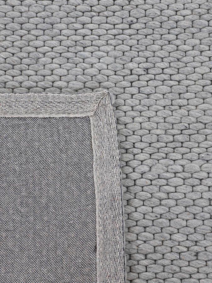 Carpetfine Wollen kleed Sina grove structuur tijdloos design 100% wol woonkamer
