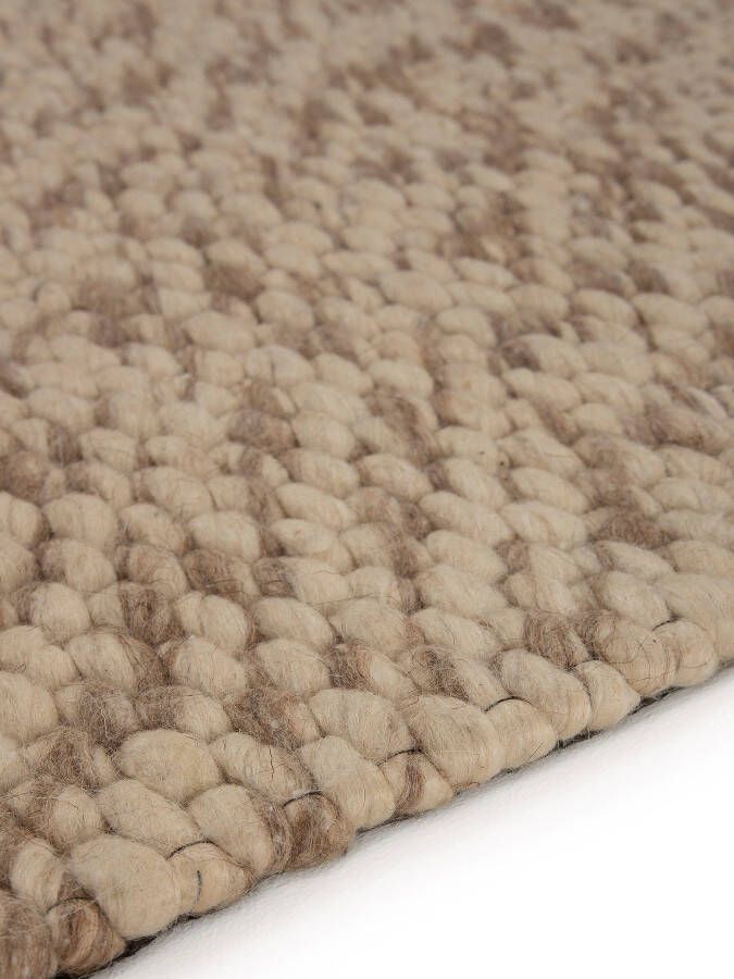 Carpetfine Wollen kleed Sina grove structuur tijdloos design 100% wol woonkamer - Foto 3