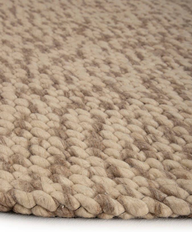 Carpetfine Wollen kleed Sina grove structuur tijdloos design 100% wol woonkamer - Foto 6