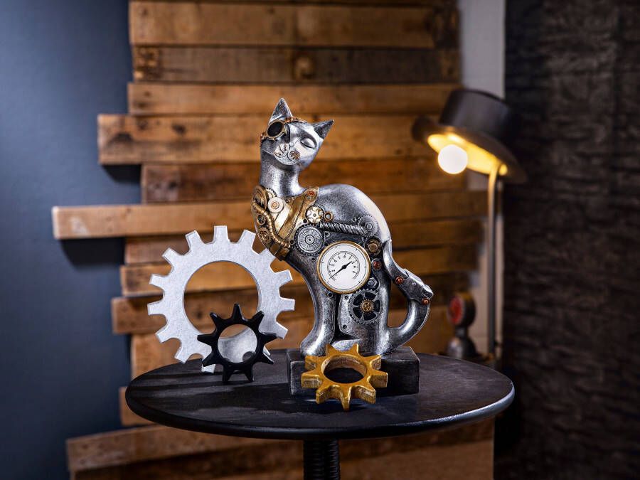 Casablanca by Gilde Dierfiguur Sculptuur Steampunk Cat (1 stuk)