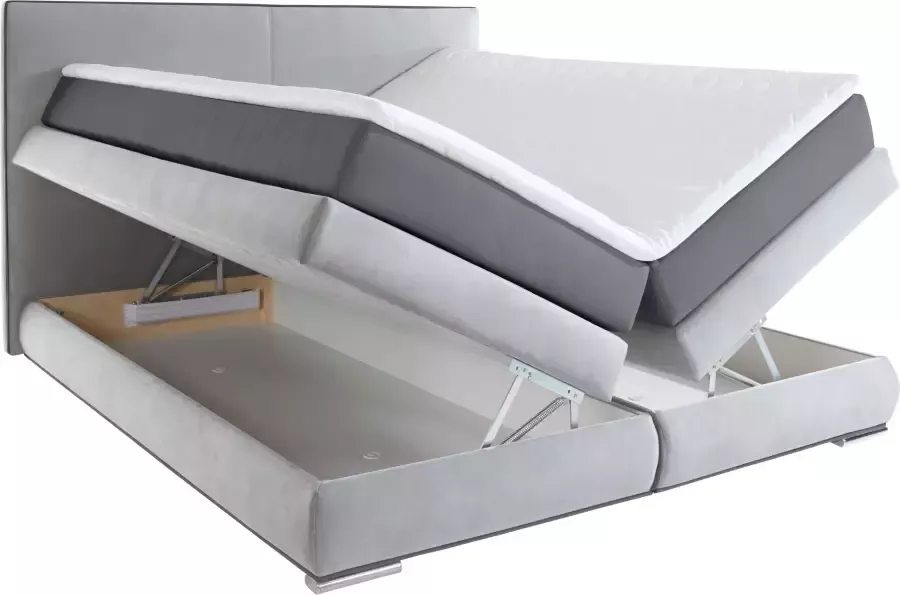 COLLECTION AB Boxspring inclusief 2 sierkussens bedkist en topmatras