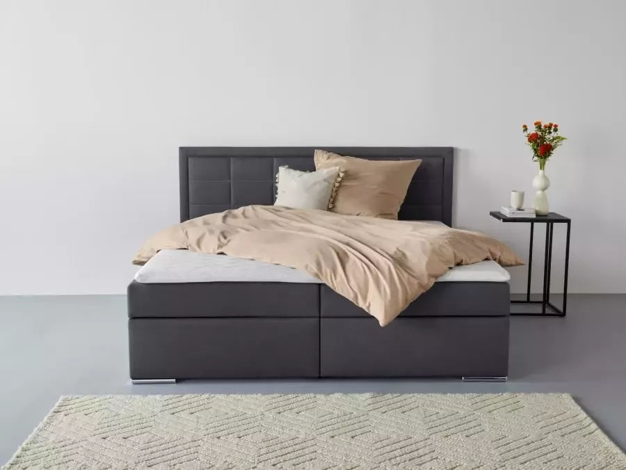 COLLECTION AB Boxspring Athena naar keuze met bedkist incl. topmatras bij uitvoering met matras in hardheden h2 h3 h4 - Foto 2