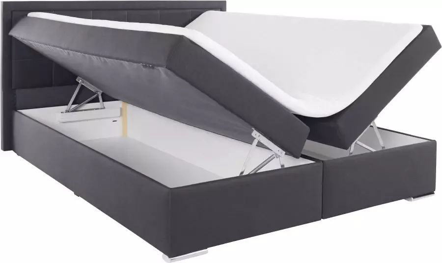 COLLECTION AB Boxspring Athena naar keuze met bedkist incl. topmatras bij uitvoering met matras in hardheden h2 h3 h4 - Foto 7