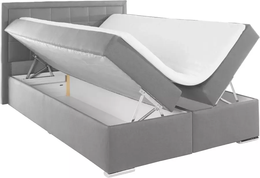 COLLECTION AB Boxspring Athena naar keuze met bedkist incl. topmatras bij uitvoering met matras in hardheden h2 h3 h4 - Foto 4