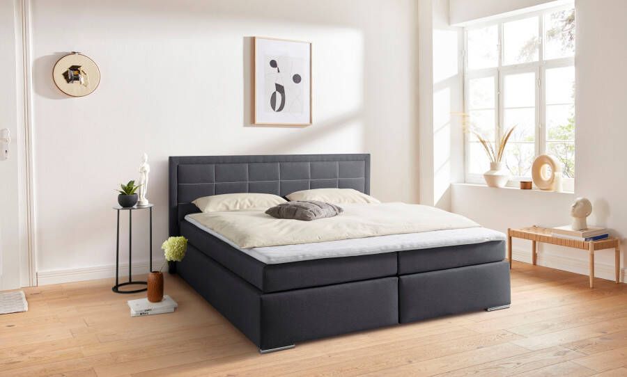 COLLECTION AB Boxspring Athena naar keuze met bedkist incl. topmatras bij uitvoering met matras in hardheden h2 h3 h4 - Foto 7