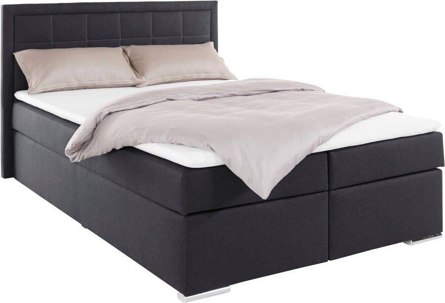 COLLECTION AB Boxspring Athena naar keuze met bedkist incl. topmatras bij uitvoering met matras in hardheden h2 h3 h4 - Foto 4