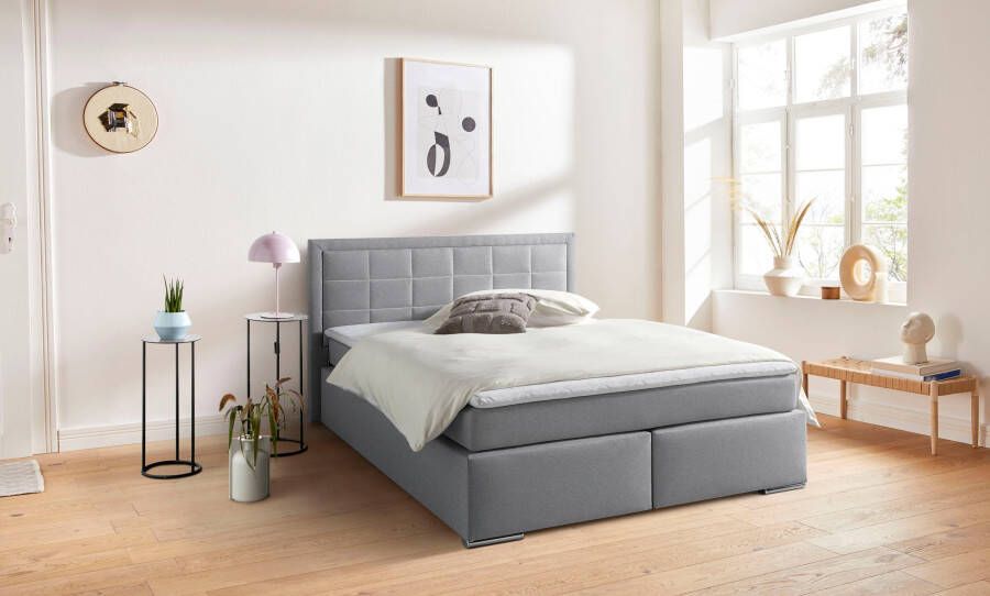 COLLECTION AB Boxspring Athena naar keuze met bedkist incl. topmatras bij uitvoering met matras in hardheden h2 h3 h4 - Foto 3