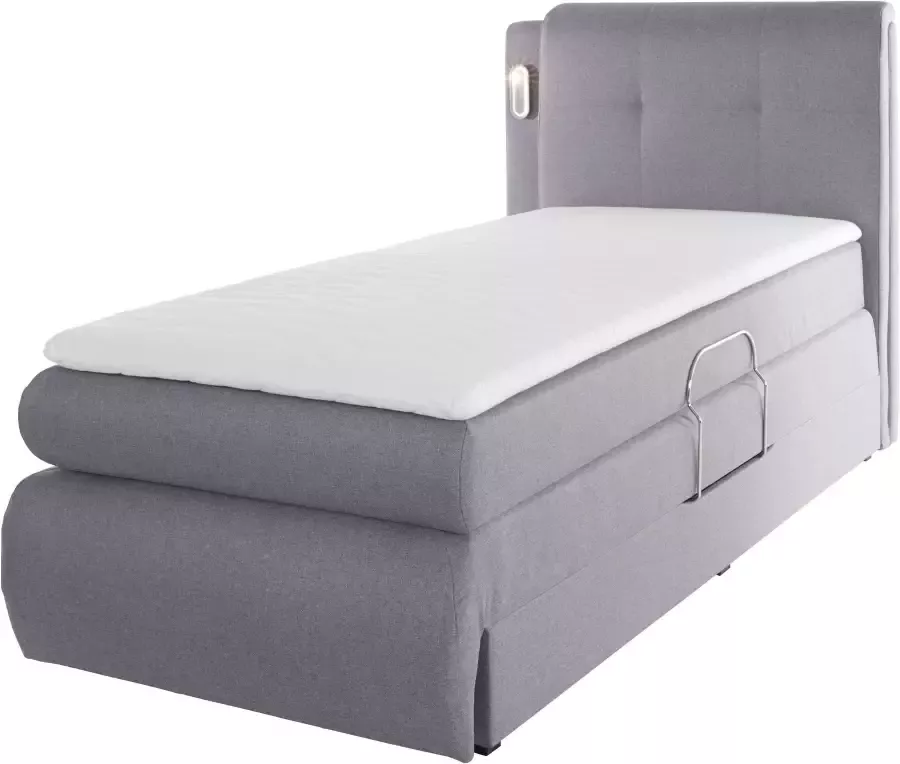 COLLECTION AB Boxspring Borna inclusief bedkist ledverlichting en topmatras - Foto 1