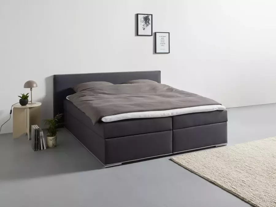 COLLECTION AB Boxspring Kreta inclusief topmatras bij uitvoering met matras h2 h3 h4 - Foto 1