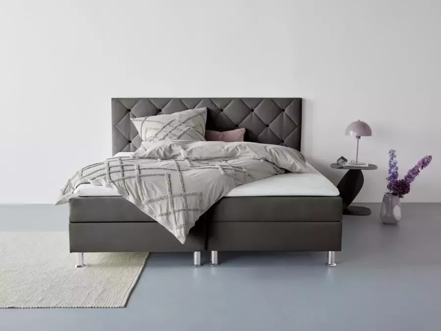 COLLECTION AB Boxspring Sarina Inclusief topmatras naar keuze met bedkist in H2 H3 en H4 - Foto 3