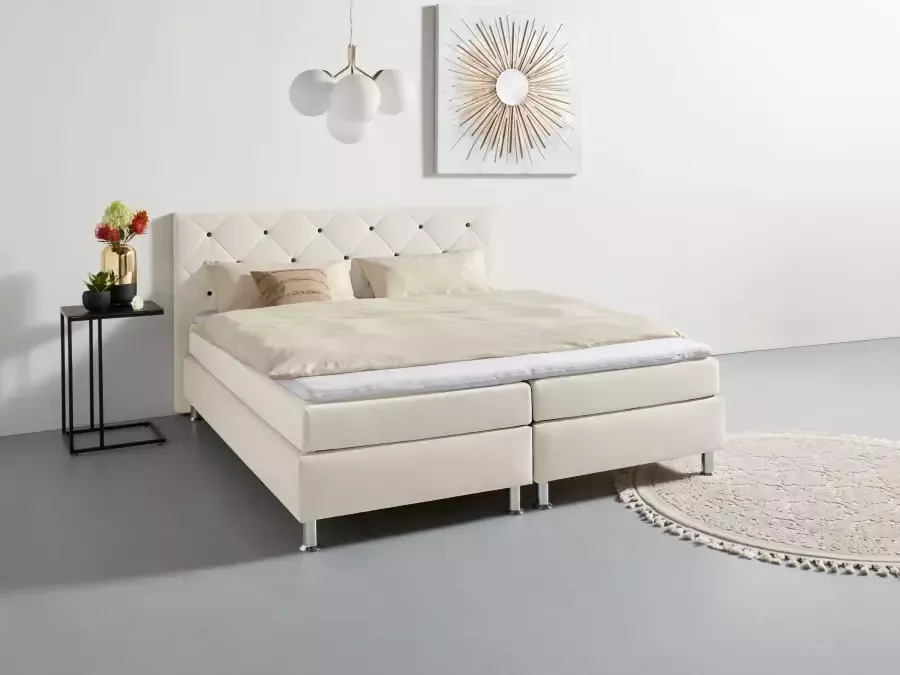 COLLECTION AB Boxspring Sarina Inclusief topmatras naar keuze met bedkist in H2 H3 en H4 - Foto 2