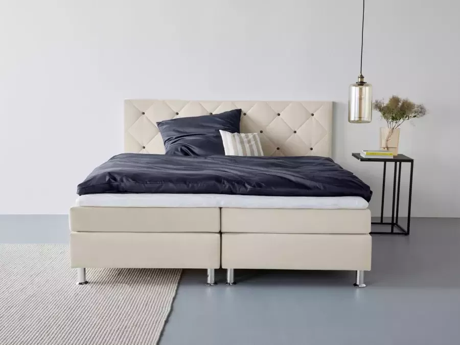 COLLECTION AB Boxspring Sarina Inclusief topmatras naar keuze met bedkist in H2 H3 en H4 - Foto 3