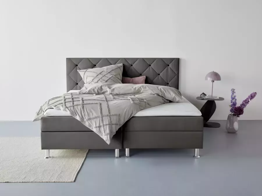 COLLECTION AB Boxspring Sarina Inclusief topmatras naar keuze met bedkist in H2 H3 en H4 - Foto 3