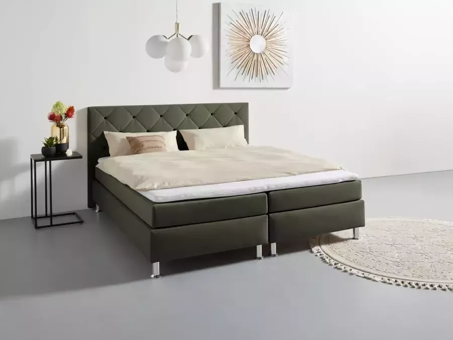 COLLECTION AB Boxspring Sarina Inclusief topmatras naar keuze met bedkist in H2 H3 en H4 - Foto 3