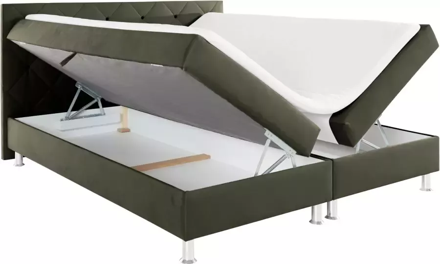 COLLECTION AB Boxspring Sarina Inclusief topmatras naar keuze met bedkist in H2 H3 en H4 - Foto 8