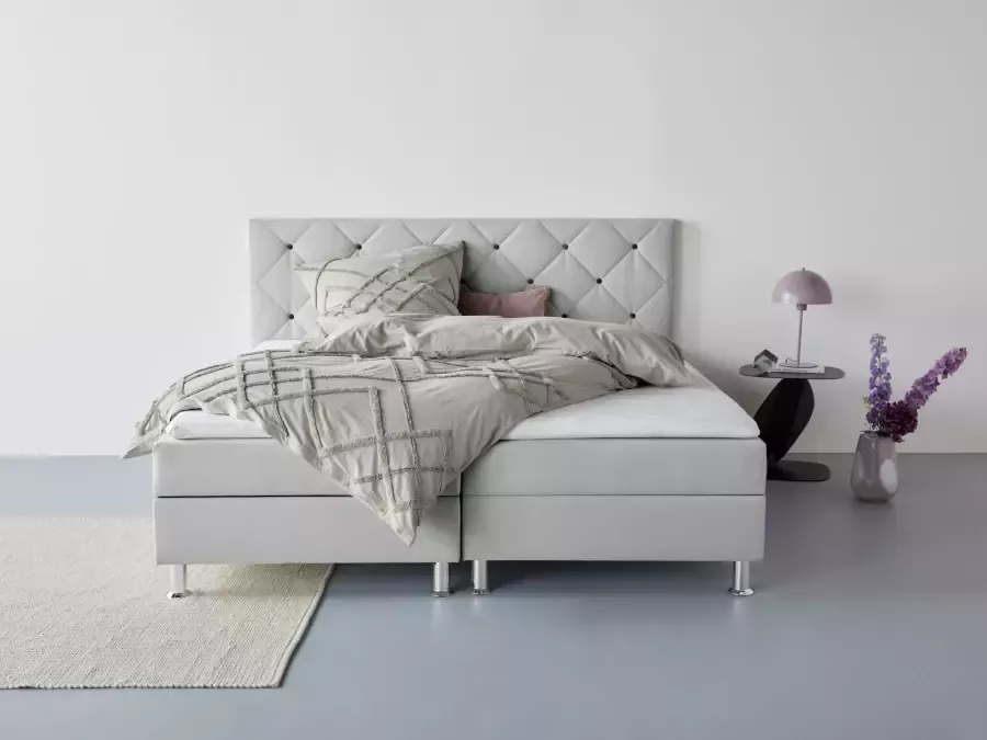 COLLECTION AB Boxspring Sarina Inclusief topmatras naar keuze met bedkist in H2 H3 en H4 - Foto 4