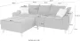 COLLECTION AB Hoekbank inclusief hocker slaapfunctie en binnenvering - Thumbnail 12