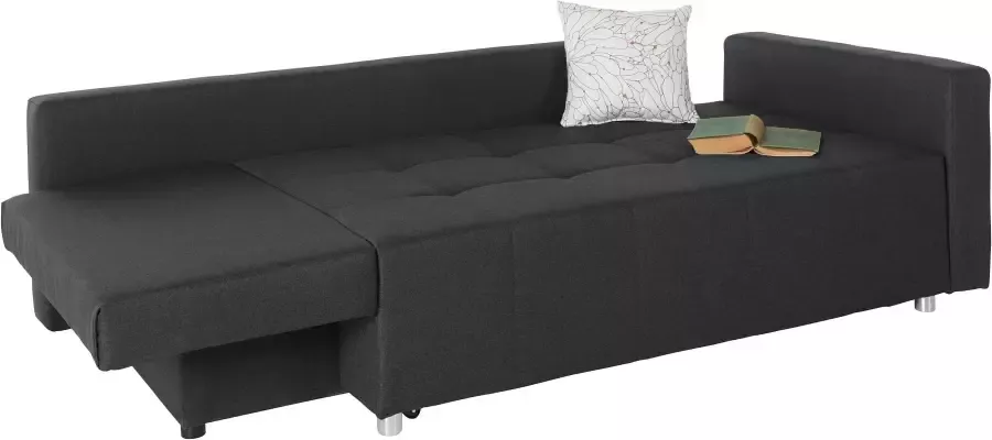 COLLECTION AB Slaapbank DANY snel en eenvoudig in een comfortabel bed te veranderen met bedkist - Foto 10
