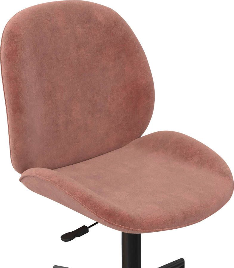 CosmoLiving by Cosmopolitan Bureaustoel Astor 360° draaifunctie metalen frame zithoogte 43-54 cm (1 stuk) - Foto 3