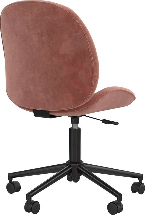 CosmoLiving by Cosmopolitan Bureaustoel Astor 360° draaifunctie metalen frame zithoogte 43-54 cm (1 stuk) - Foto 4