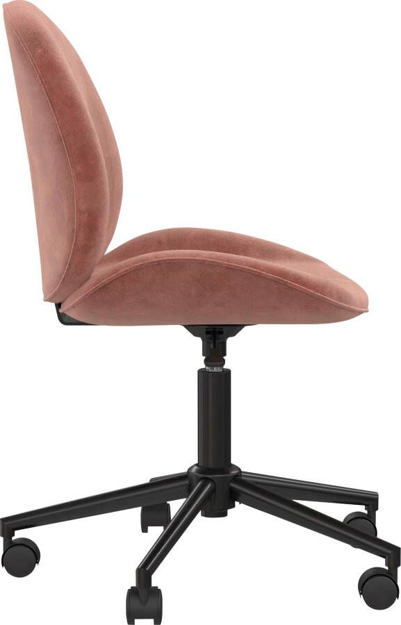 CosmoLiving by Cosmopolitan Bureaustoel Astor 360° draaifunctie metalen frame zithoogte 43-54 cm (1 stuk) - Foto 6